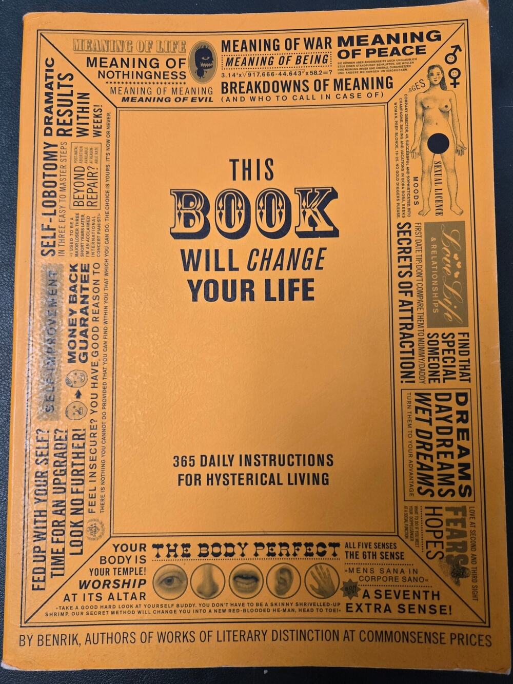 This Book Will Change Your Life Paperback by Benrik